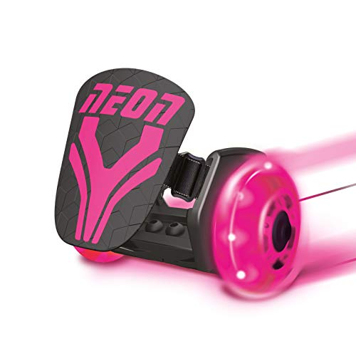 Mondo Toys Autre - Neon Street Rollers - Rotelle da scarpa - rulli a Due Ruote per i Tuoi Tacchi - W Light up Ruote LED - Misura Regolabile - portata fino a 50 kg - colore rosa - 25246