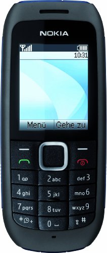 Nokia 1616 Cellulare (Radio FM, Display a colori, Flash), colore: Nero