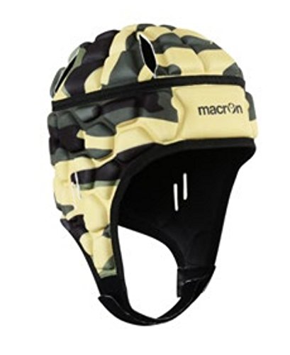 Macron Casco Caschetto Protettivo Portiere Calcio/Rugby Helmet XE Camouflage (XL/XXL)