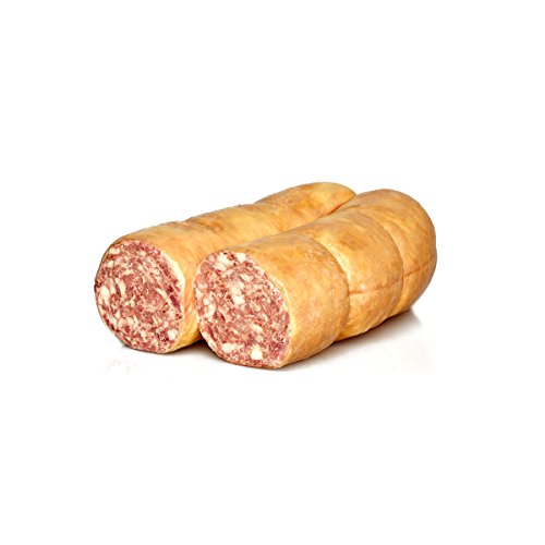 Mortadella di Fegato Cotta Salumi Pasini® | Metà | 1.6 kg | Carne 100% Italiana | Senza Glutine e Lattosio