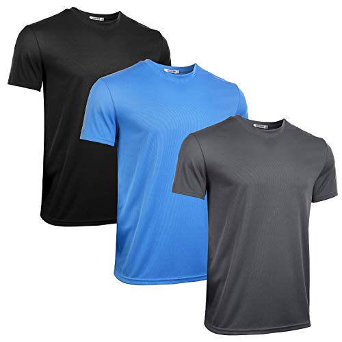 iClosam Maglietta Sportiva Uomo Manica Corta Basic Casuale T Shirt Tee