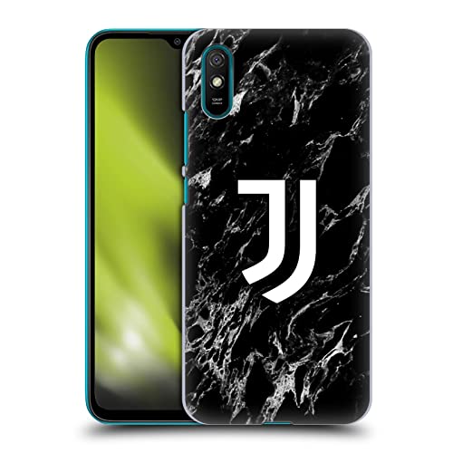 Head Case Designs Licenza Ufficiale Juventus Football Club Nero Marmoreo Cover Dura per Parte Posteriore Compatibile con Xiaomi Redmi 9A / Redmi 9AT