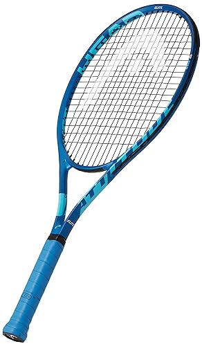 HEAD Metallix Attitude Elite Blue - Racchetta da tennis pre-infilata per adulti, leggera, misura media per una miscela di potenza e controllo