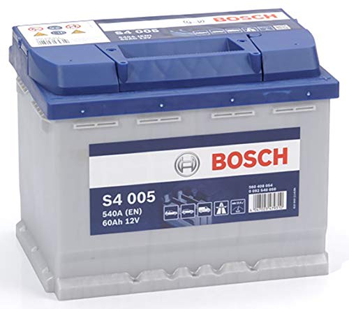 Bosch S4005, Batteria per Auto, 60A/h, 540A, Tecnologia al Piombo Acido, per Veicoli Senza Sistema Start/Stop