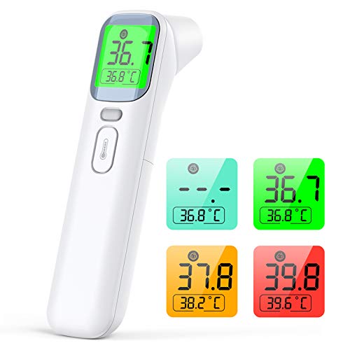 IDOIT 4 in 1 Termometro Professionale Termometro digitale infrarossi Termometro frontale auricolare febbre per Adulti, Neonati, Bambini