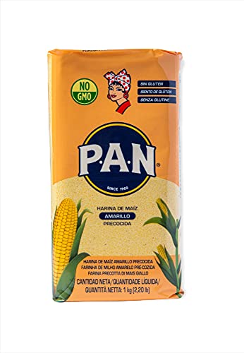P.A.N. Harina de Maiz Amarilla Precocida 1kg