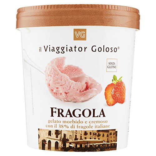 il Viaggiator Goloso Gelato alla Fragola, 850ml (Surgelato)