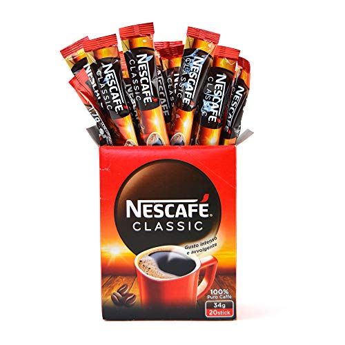 PZ 240 CAFFE' IN BUSTINA SOLUBILE NESCAFE' CLASSIC MONO PORZIONE INSTANT COFFEE CAFFE ISTANTANEO LIOFILIZZATO
