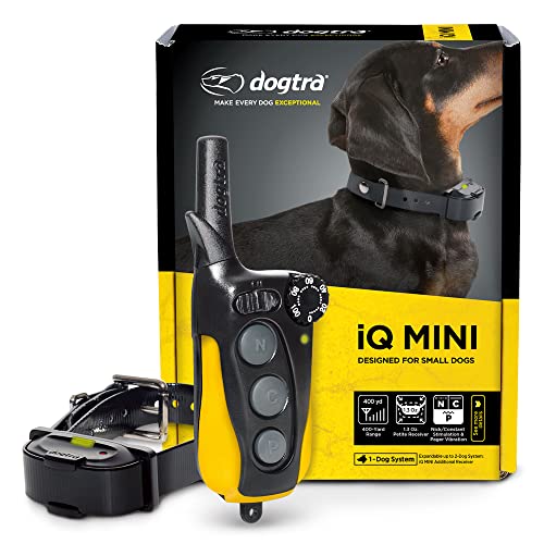 Dogtra iQ MINI - Mini collare elettrico ricaricabile impermeabile per addestramento cani