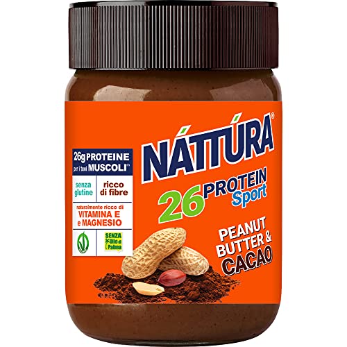 Náttúra Burro di Arachidi Peanut Butter & Cacao Protein Sport, 250g