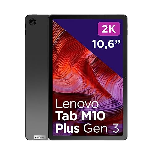 Lenovo Tab M10 Plus | 10,6 pollici (2000 x 1200, WideView, Touch) Tablet PC (Octa-core, 4 GB RAM, 64 GB UFS, WLAN, Android 12), grigio
