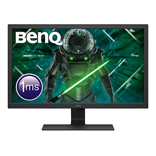 BenQ GL2780 Monitor da Gioco LED da 27 Pollici, FHD 1080p, Eye-Care, 1 ms, 75 Hz, Antiriflesso, HDMI, DVI, Speaker, Nero