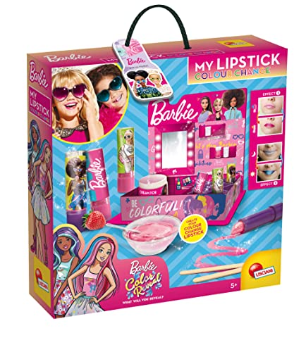 Lisciani Giochi-Barbie Lipstick Color Reveal, 88638