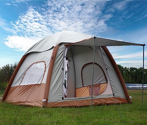 Umbalir Tenda gonfiabile per 2 persone, tenda pop-up, montata in 110 secondi e riconfezionata (385 x 240 x 170 cm)