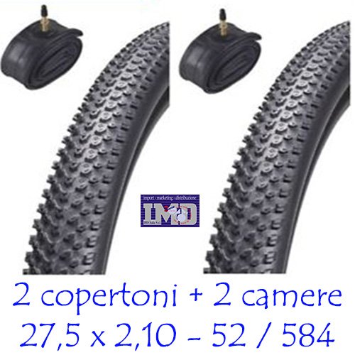 CHAOYANG 2 Copertoni MTB Camere d'Aria 27,5 x 2,1 da Mountain Bike Bicicletta Pneumatico