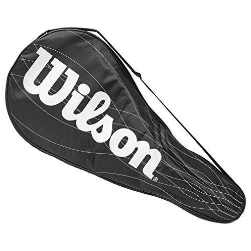 Wilson Performance Copertura per un racchette da Tennis - Nero/Bianco, Taglia Unica