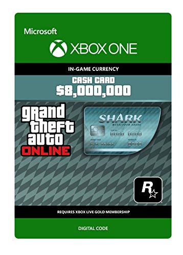 Grand Theft Auto Online - GTA V Megalodon Shark Cash Card | 8,000,000 GTA-Dollars | Xbox One - Codice download