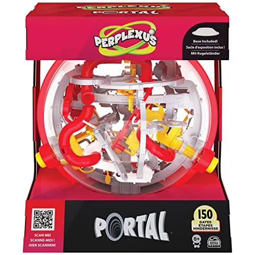 Spin Master Games Perplexus Portal, labirinto di palline 3D con 150 ostacoli e oltre 50 passaggi complicati nel portale, adatto a partire dagli 8 anni, (confezione da 1)