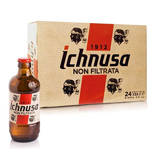 BIRRA ICHNUSA NON FILTRATA - Cartone da 33 CL - (12 Bottiglie)