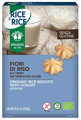 Probios Fiori di Riso Allo Yogurt - 250 gr, Senza glutine