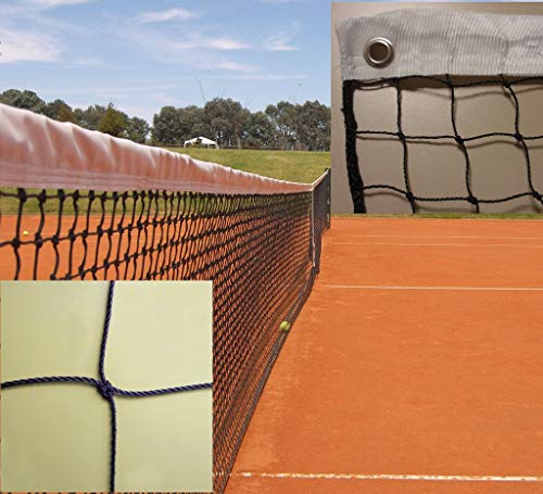 Rete da Tennis Dimensioni: 12,80 m x 1,07 m . Polietilene alta Densità. Regolamentare. Il più economico con qualità professionale