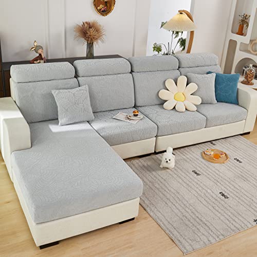 MINGPINHUIUS Federa per cuscino per divano elasticizzato, universale, elastica, antiscivolo, per divano, a forma di L, per chaise longue