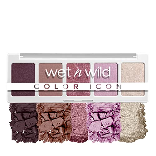 wet n wild, Color Icon 5-Pan Palette, Palette di Ombretti, 5 Colori Riccamente Pigmentati per il Trucco di Tutti i Giorni, Formula a Lunga Durata e Facile da Sfumare, Petalette
