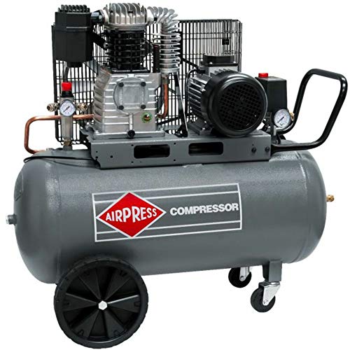 Airpress® compressore ad aria compressa, 3 CV, 2,2 kW, 10 bar, 100 litri, caldaia 400 V, compressore a pistone HK 425-100