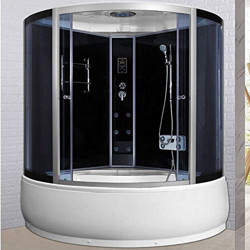 Bagno Italia Box doccia con vasca cabina a 6 getti idromassaggio 150x150 H220 cm bluetooth ozonoterapia cromoterapia