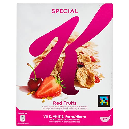 Kellogg's Cereali Integrali con Frutti Rossi, 290g