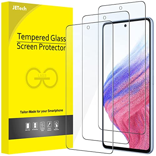 JETech Pellicola Protettiva per Samsung Galaxy A53 5G / A52 / A52 5G / A52s 5G, 9H Protezione in Vetro Temperato Film, HD Chiaro, Pacco da 3