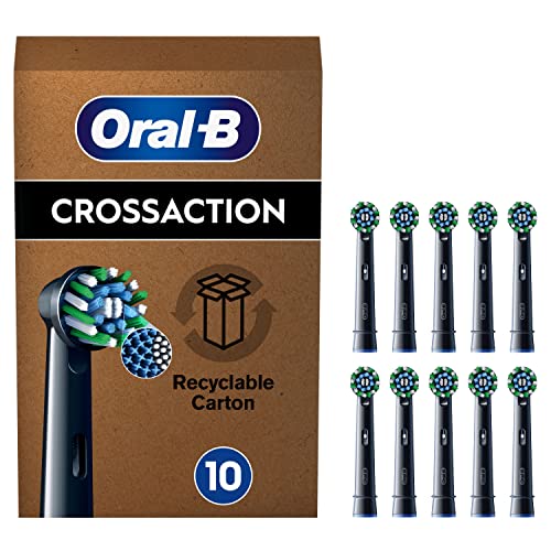 Oral-B Testine Di Ricambio Pro Cross Action, 10 Testine, Adatto Per Buca Delle Lettere