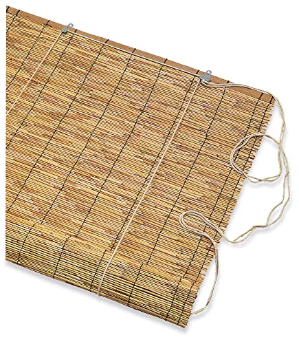 VERDELOOK Cina, Tapparella a carrucola in Bamboo, 90x180 cm, tapparelle Ombra arelle Sole
